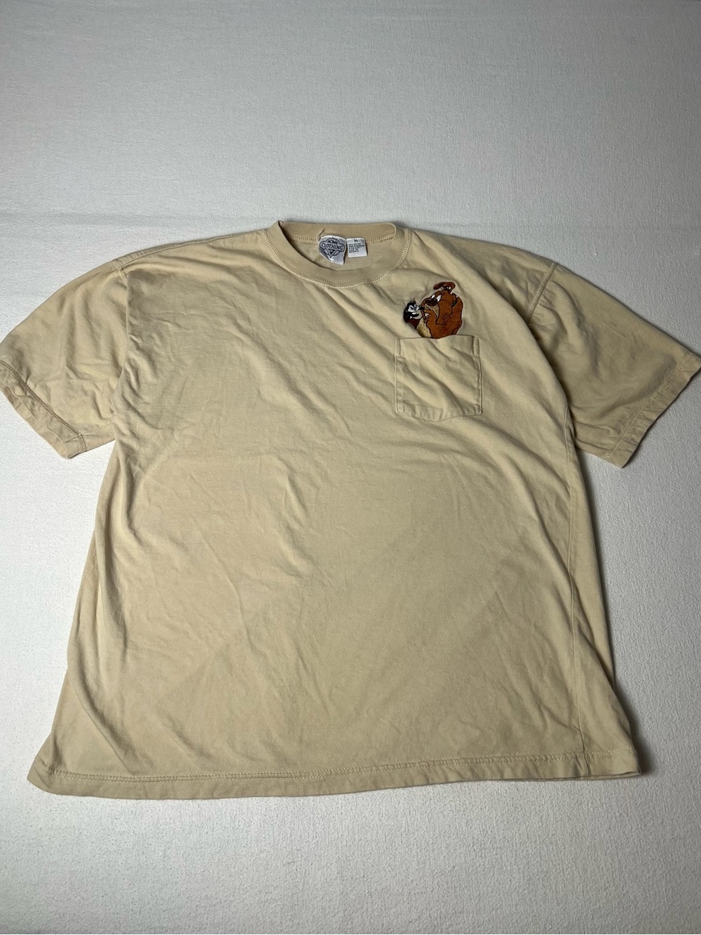 VTG Acme Clothing T-Shirt 90s Mens XL feed the kitty Looney Tunes Pocket 1991